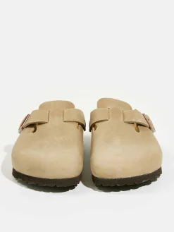 BIRKENSTOCK Sabots Boston Oiled Leather Pour Femmes