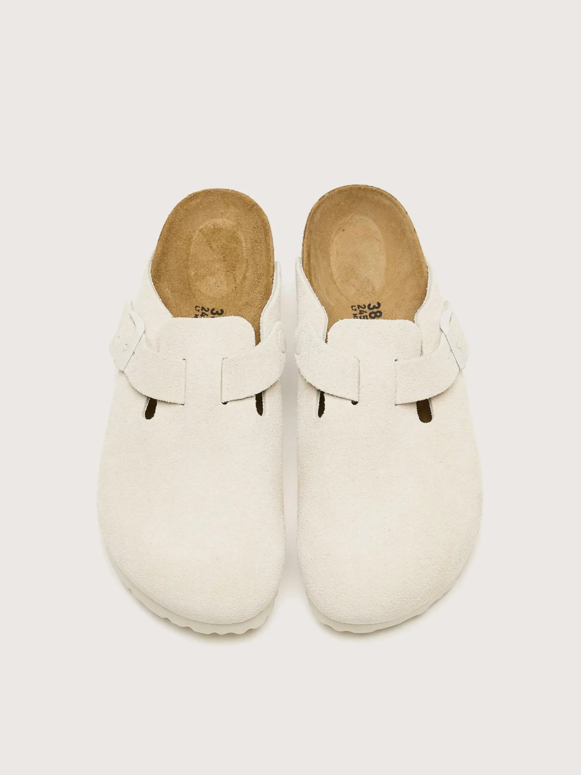 BIRKENSTOCK Sabots Boston Suede Leather Pour Femmes