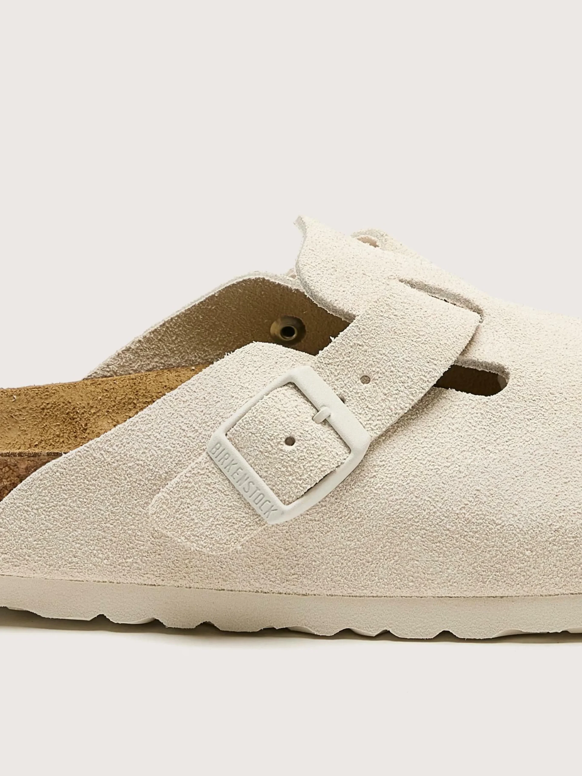 BIRKENSTOCK Sabots Boston Suede Leather Pour Femmes