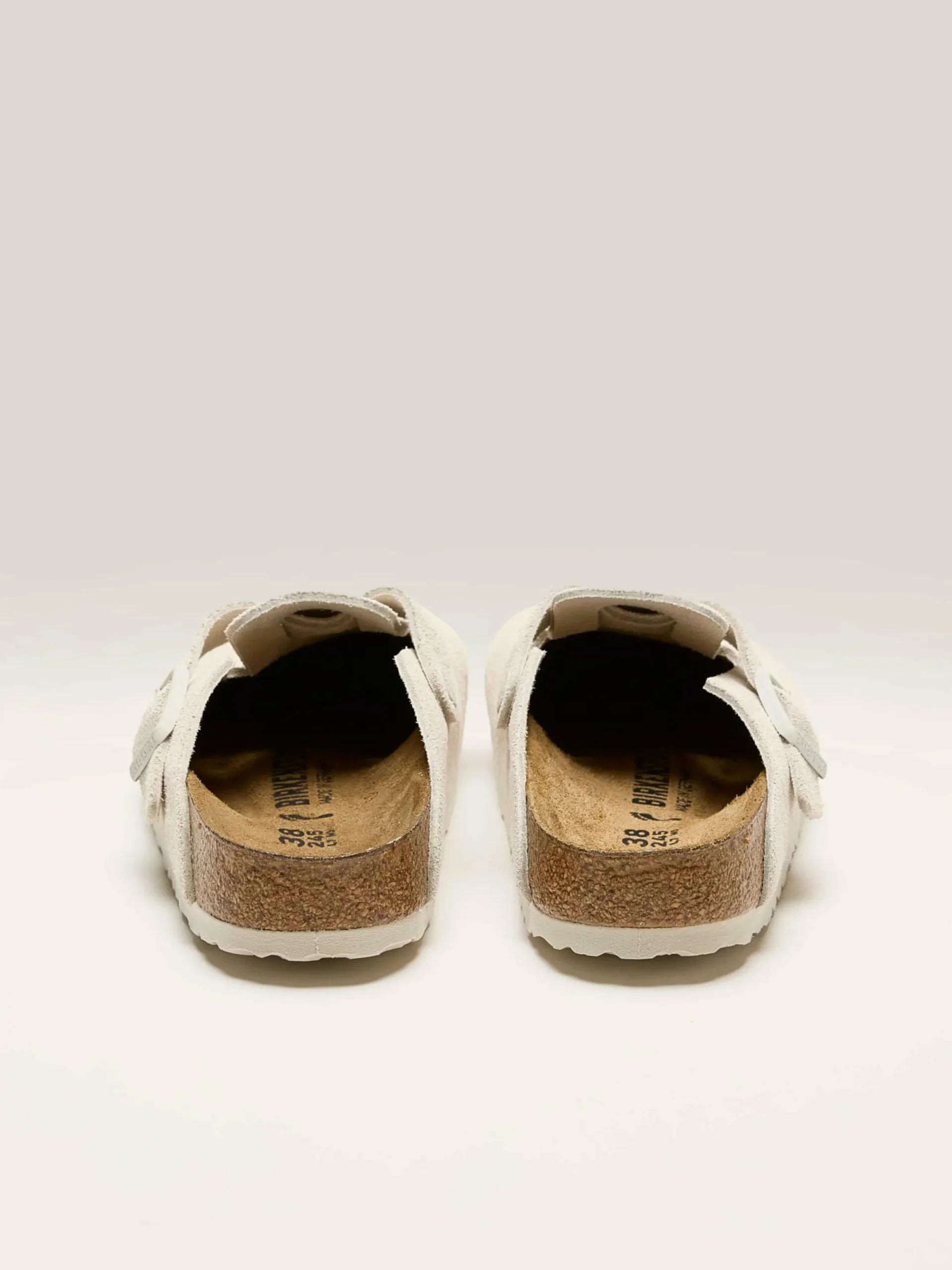 BIRKENSTOCK Sabots Boston Suede Leather Pour Femmes