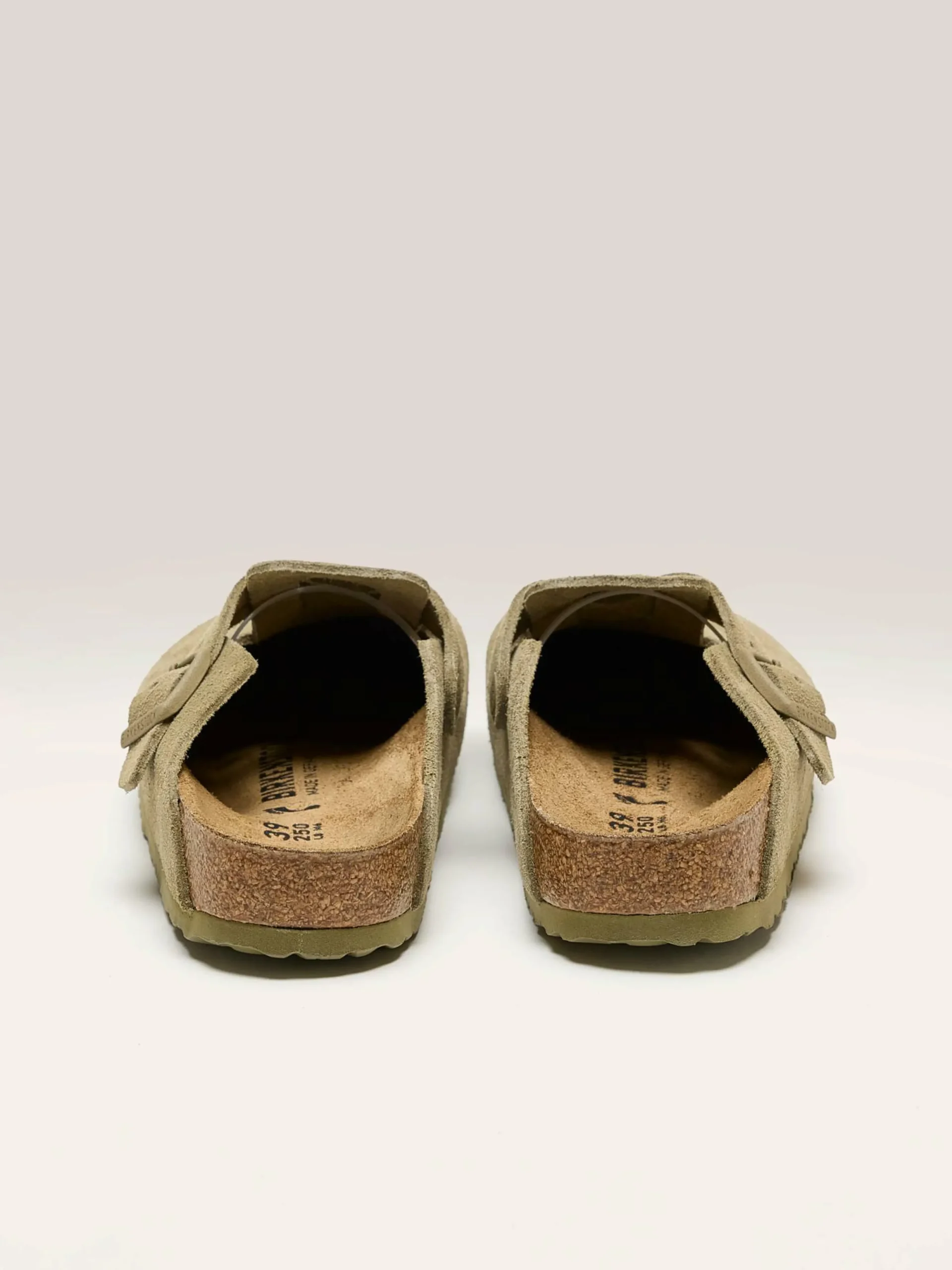 BIRKENSTOCK Sabots Boston Suede Leather Pour Femmes