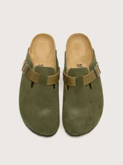 BIRKENSTOCK Sabots Boston En Cuir Mélangé Pour Hommes