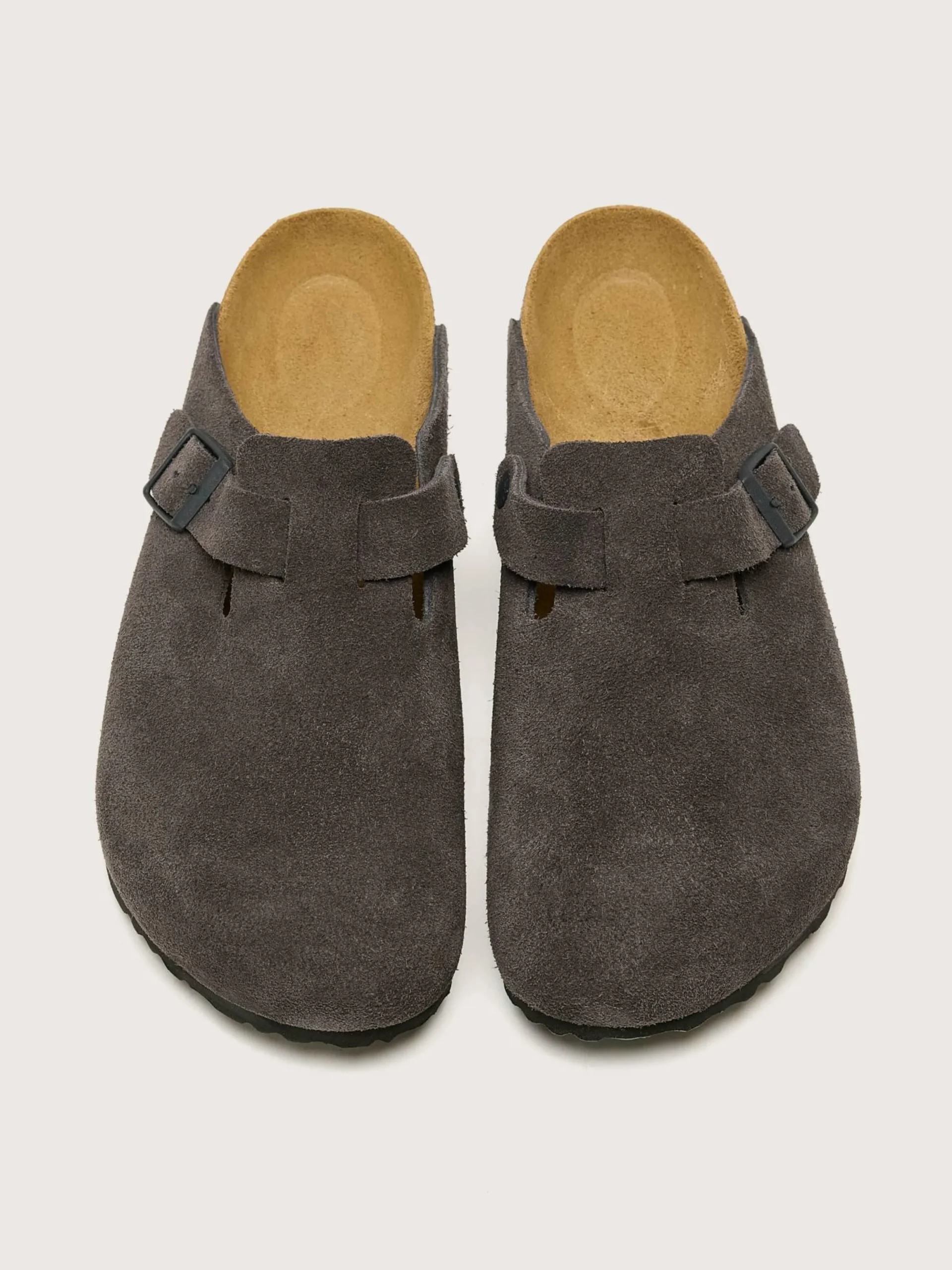 BIRKENSTOCK Sabots Boston Suede Leather Pour Hommes