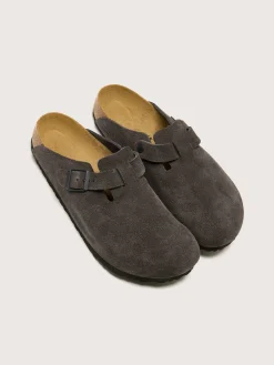 BIRKENSTOCK Sabots Boston Suede Leather Pour Hommes