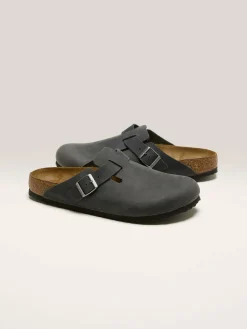 BIRKENSTOCK Sabots Boston En Cuir Huilé Pour Hommes