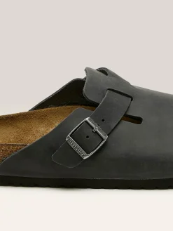 BIRKENSTOCK Sabots Boston En Cuir Huilé Pour Hommes