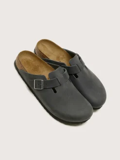 BIRKENSTOCK Sabots Boston En Cuir Huilé Pour Hommes