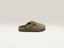 BOSABO Sabots En Velours Taupe