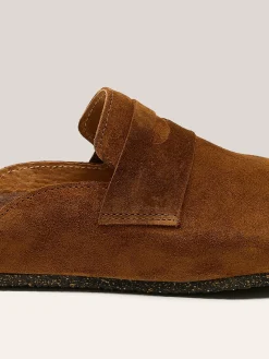 BOSABO Sabots En Velours Cognac