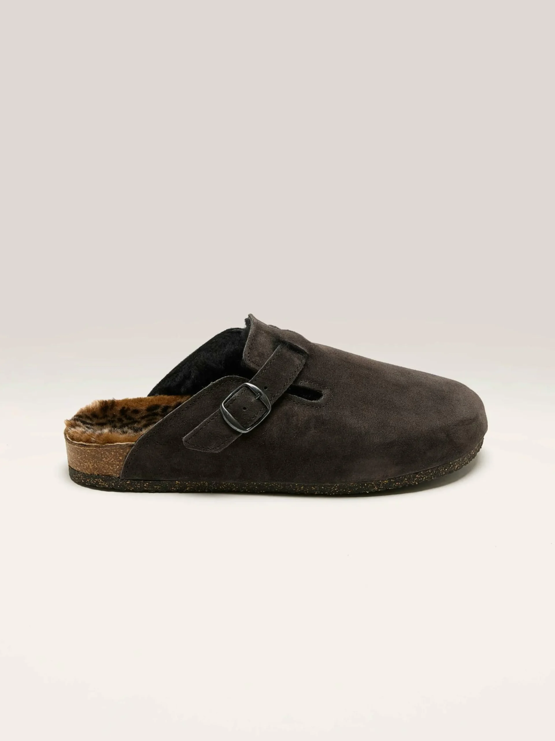 BOSABO Sabots Moka Léopard