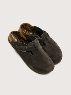 BOSABO Sabots Moka Léopard