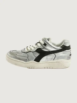 DIADORA B.560 Silver Used Pour Femmes