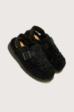 DR. MARTENS Mules Jorge II En Daim & Borg Pour Femmes