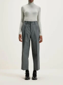 NICHOLSON & NICHOLSON Pantalon Port Droit En Laine