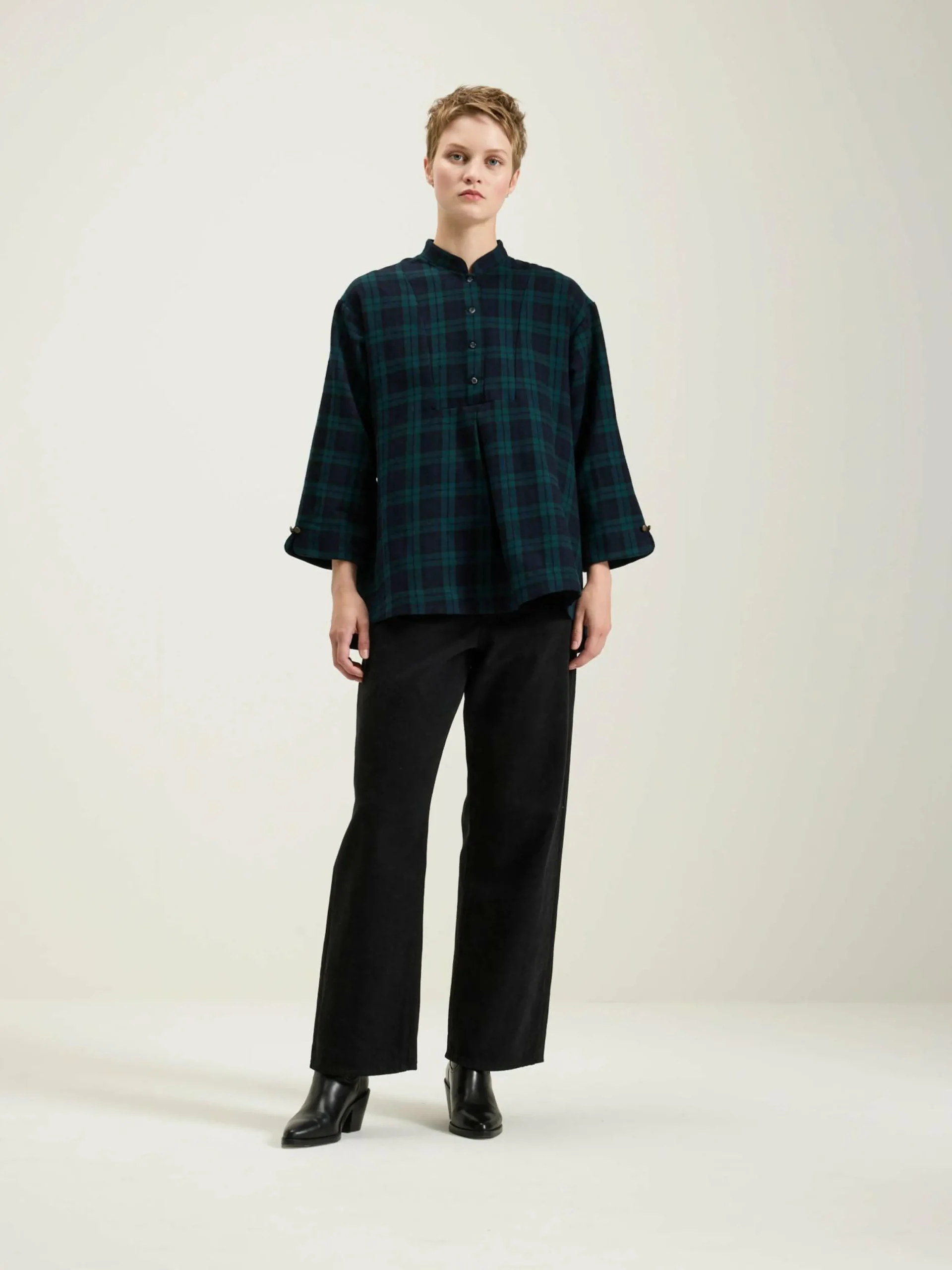 SARAHWEAR Chemise Pullover En Laine Et Coton