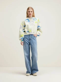 Sweatshirt Avec Imprimés De Fleurs Fancy
