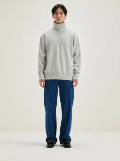 Sweatshirt Col Zippé Faber