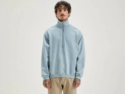 Sweatshirt Col Zippé Fabro