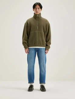 Sweatshirt Col Zippé Mabro