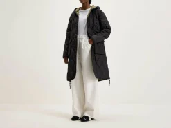 TAION Long Manteau Militaire à Capuche