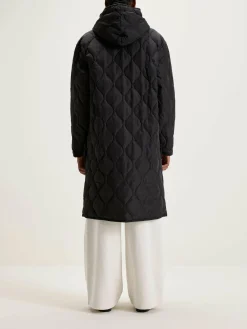 TAION Long Manteau Militaire à Capuche